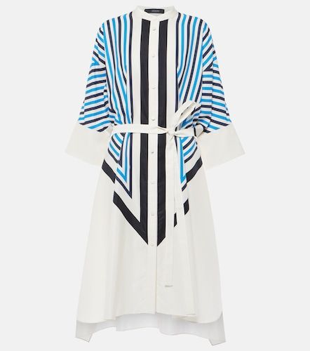 Robe chemise Dania en soie et coton à imprimé - Joseph - Modalova