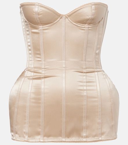 Corset en satin de soie - Magda Butrym - Modalova