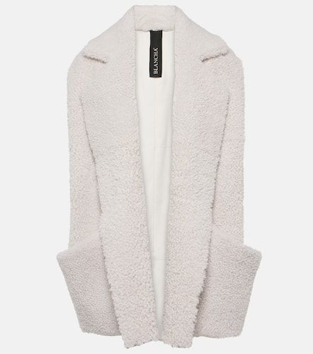 Veste sans manches en shearling - Blancha - Modalova