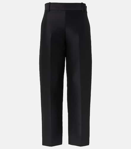 Pantalon droit Cam en laine et soie - Khaite - Modalova