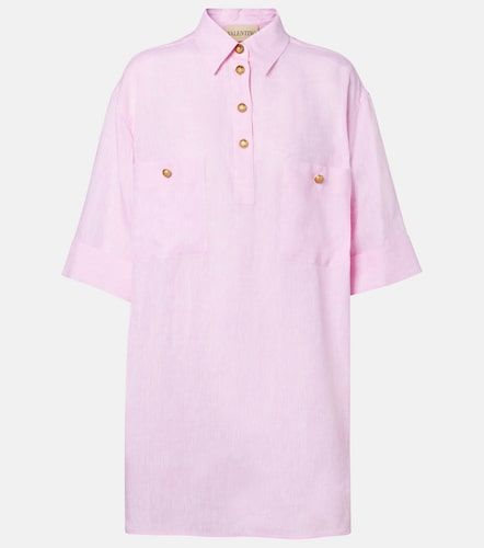 Valentino Polo oversize en lin - Valentino - Modalova