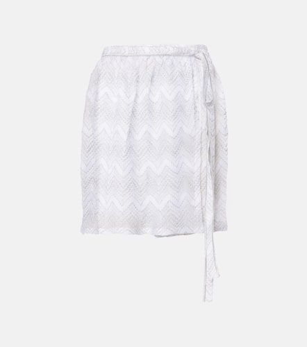 Jupe portefeuille Zigzag en lamé - Missoni - Modalova