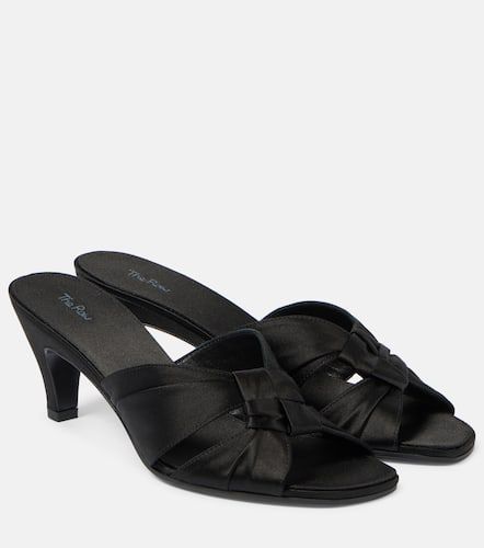 The Row Mules Soft Knot 65 en satin - The Row - Modalova