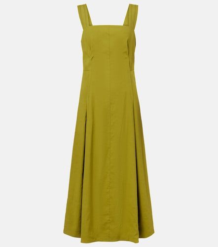 Vince Robe midi en lin mélangé - Vince - Modalova