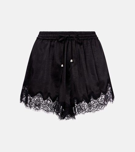 Short en satin et dentelle - Self-Portrait - Modalova
