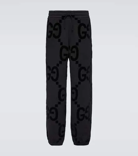 Pantalon de survêtement en coton à logo - Gucci - Modalova