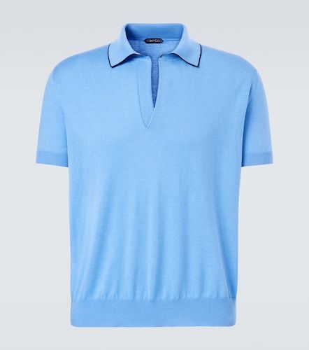 Polo en coton et soie mélangés - Tom Ford - Modalova