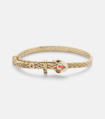 Yvonne Léon Bracelet Pypy Mini en or 9 ct, diamants et émail - Yvonne Leon - Modalova