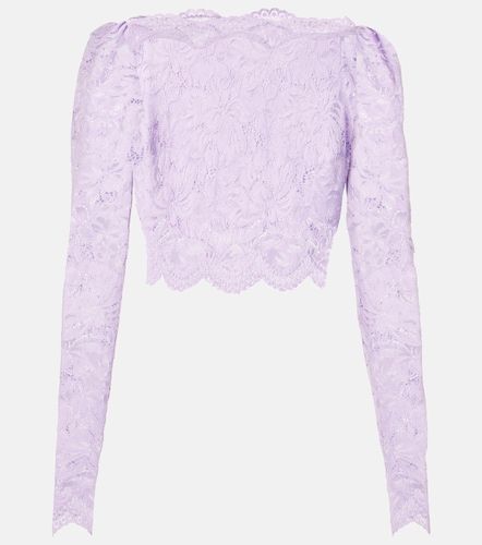 Rabanne Top en dentelle à fleurs - Rabanne - Modalova
