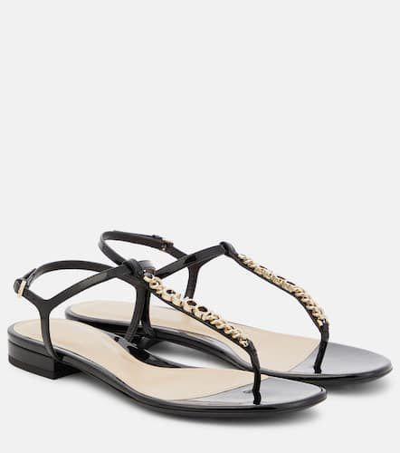 Sandales Signoria en cuir verni - Gucci - Modalova