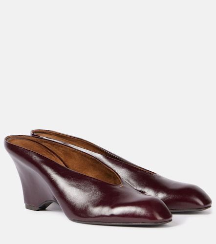 Mules compensées Colt 75 en cuir - Khaite - Modalova