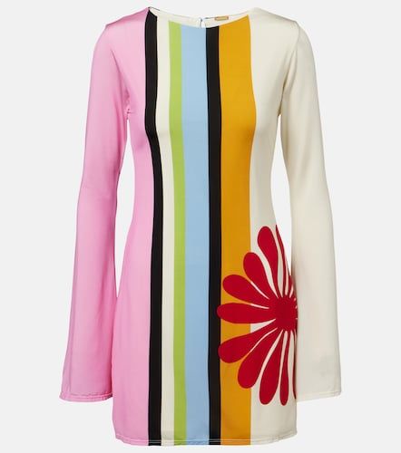 Robe Maisha à rayures et imprimé floral - Cala de la Cruz - Modalova