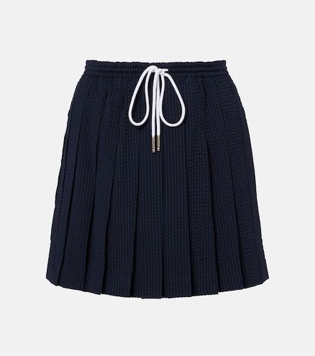 Mini-jupe rayée en laine - Thom Browne - Modalova