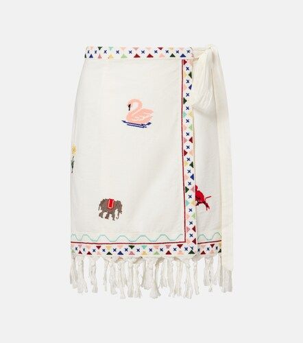 Mini-jupe Baela brodée en coton - Rixo - Modalova