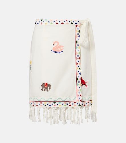 Mini-jupe Baela brodée en coton - Rixo - Modalova