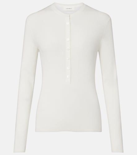 Top Henley Airi en coton et cachemire - Lisa Yang - Modalova