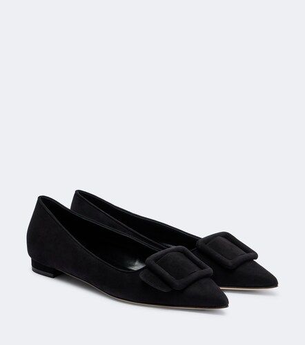Ballerines Maysale en daim - Manolo Blahnik - Modalova