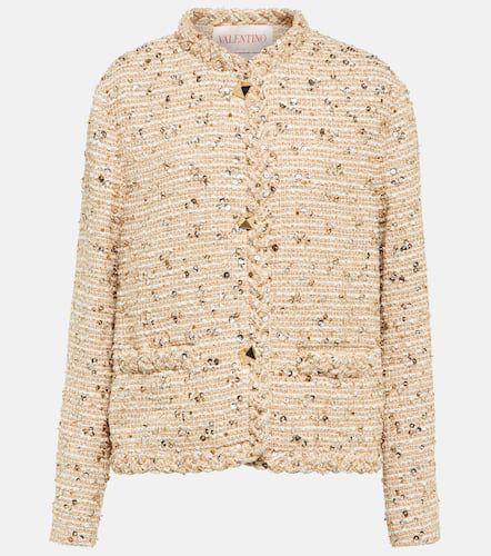 Veste en tweed à ornements - Valentino - Modalova