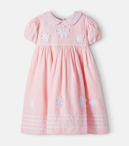 Robe Lucy brodée en coton mélangé - Bebe Organic - Modalova