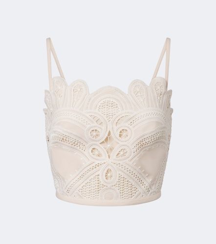 Elie Saab Top court à broderies - Elie Saab - Modalova
