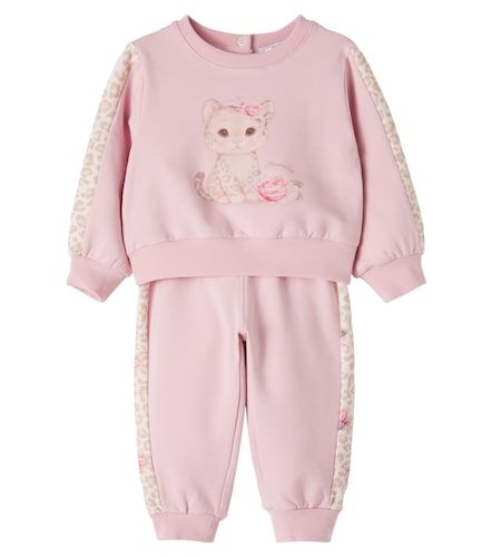 Bébé – Ensemble sweat-shirt et pantalon de survêtement en coton mélangé - Monnalisa - Modalova