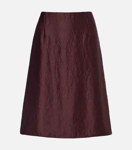 Vince Jupe midi en satin - Vince - Modalova