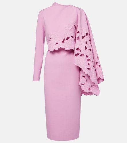Robe midi en laine mélangée - Oscar de la Renta - Modalova