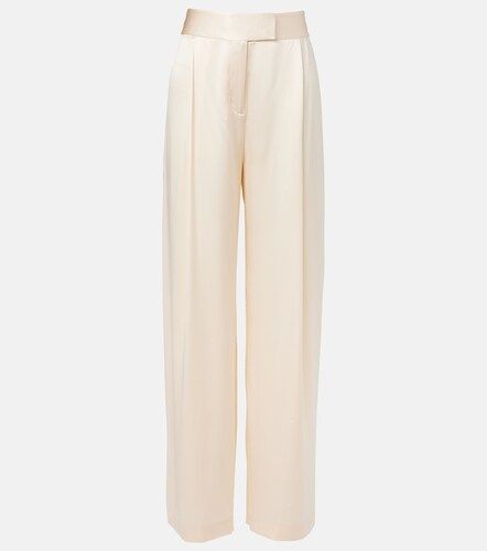 Pantalon droit en satin de soie - The Sei - Modalova