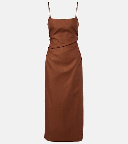 SIR Robe midi en lin - SIR - Modalova
