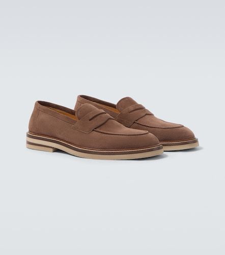 Mocassins en daim - Brunello Cucinelli - Modalova