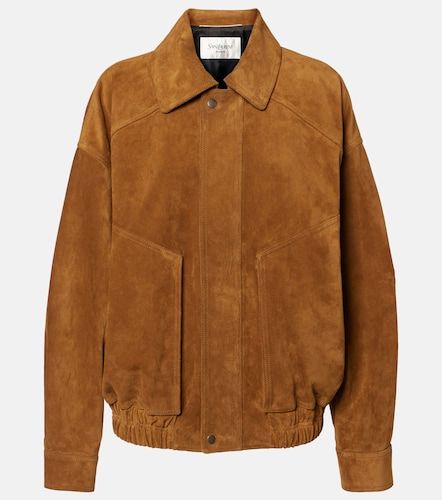 Saint Laurent Veste bomber en daim - Saint Laurent - Modalova