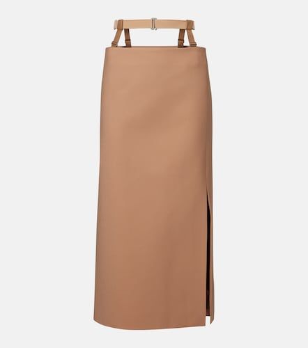 Jupe crayon en laine mélangée - Mugler - Modalova