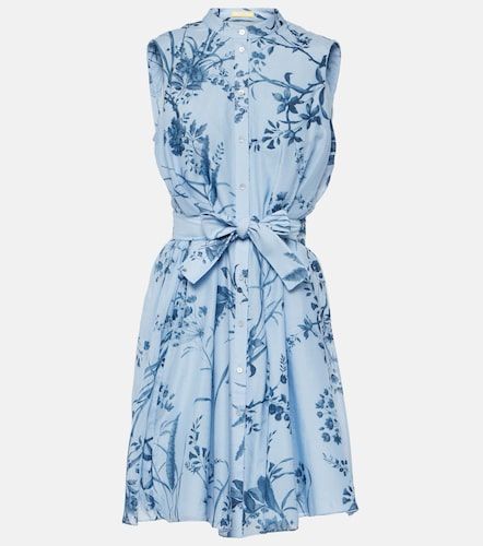 Robe en coton et soie à imprimé - Erdem - Modalova