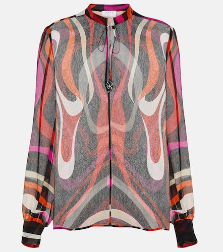 Blouse Marmo imprimée en soie - Pucci - Modalova