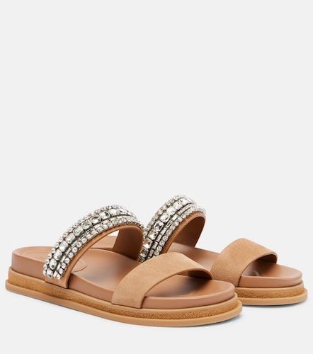Mules Jadi en daim à cristaux - Jimmy Choo - Modalova