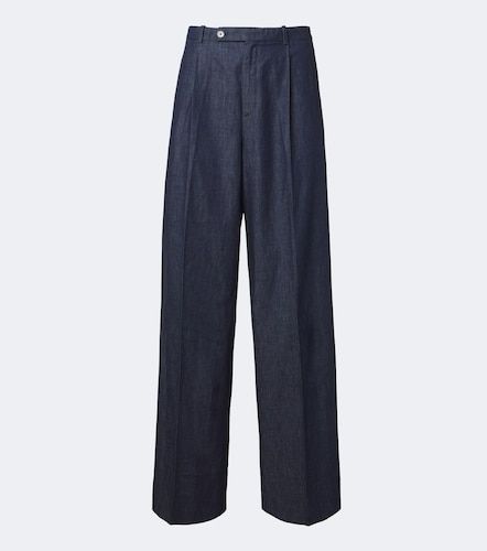 Pantalon ample en chambray de coton - Jil Sander - Modalova