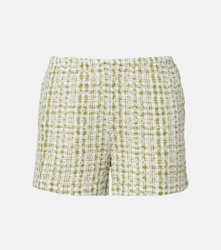 Short Daniela en coton mélangé à broderie - Velvet - Modalova
