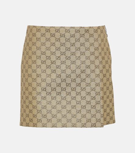 Mini-jupe en toile GG à paillettes - Gucci - Modalova