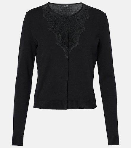 Cardigan à finitions en dentelle - Giambattista Valli - Modalova
