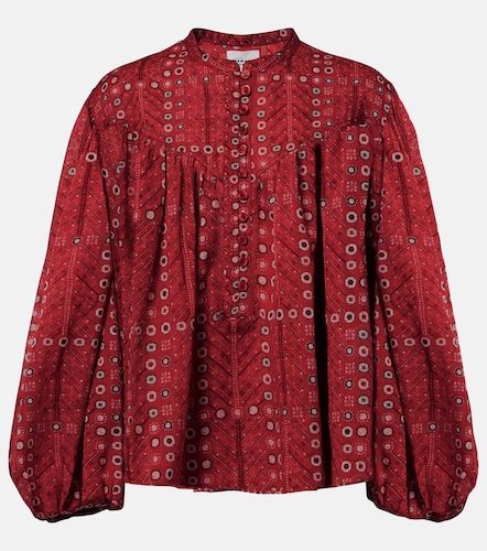 Blouse Salika en coton à imprimé - Marant Etoile - Modalova