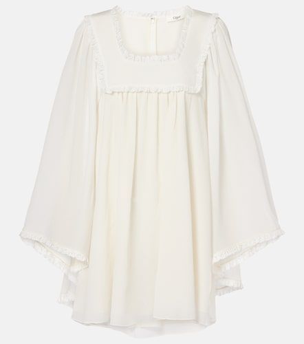 Chloé Robe en crêpe de soie - Chloe - Modalova
