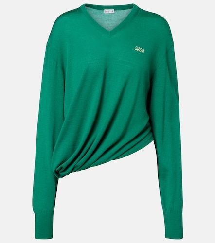 Loewe Pull Double L brodé en laine - Loewe - Modalova