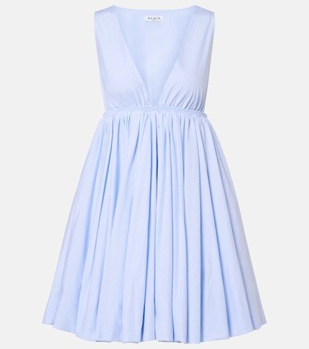 Alaïa Robe rayée en popeline de coton - Alaia - Modalova