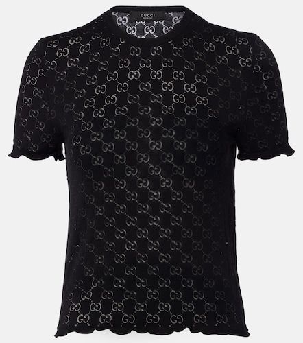 Gucci T-shirt GG en coton mélangé - Gucci - Modalova
