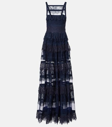 Elie Saab Robe longue en dentelle - Elie Saab - Modalova