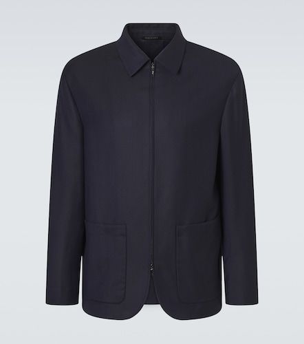 Veste en laine et cachemire mélangés - Giorgio Armani - Modalova