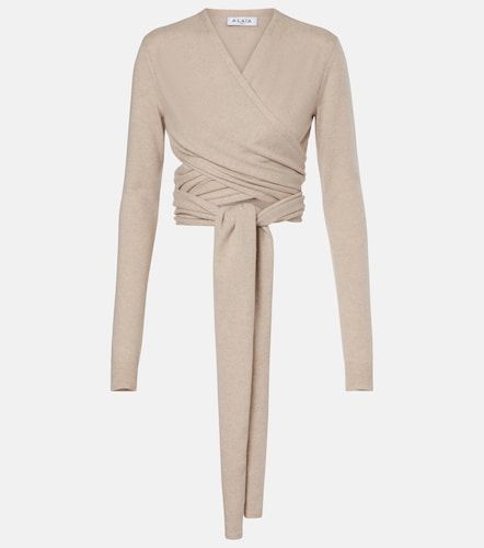 Alaïa Top cache-cœur en cachemire et laine mélangée - Alaia - Modalova