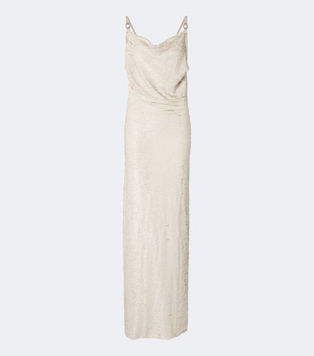 Robe longue à dos nu et sequins - Coperni - Modalova
