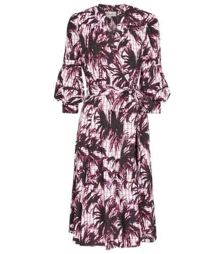 Robe portefeuille Adele imprimée en coton - Diane von Furstenberg - Modalova