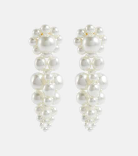 Boucles d’oreilles à perles fantaisie - Simone Rocha - Modalova